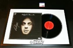 Rare Billy Joel Framed Signed Piano Man Record Album Lp Autographed Psa Jsa