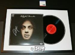 Rare Billy Joel Framed Signed Piano Man Record Album Lp Autographed Psa Jsa
