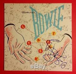Rare David Bowie Autographed Let'S Talk 1983 Promo Vinyl Album Signed With Proof