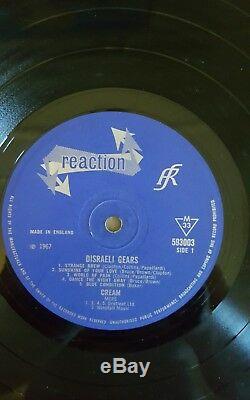 Rare Martin Sharp autographed Record Album for Disraeli Gears by CREAM 1967