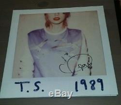 Rare New 1989 TAYLOR SWIFT Signed Autographed VINYL LP RECORD ALBUM Shake It Off