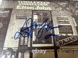 Rare Psa Elton John Signed Autograph Album Vinyl Record Tumbleweed Connection
