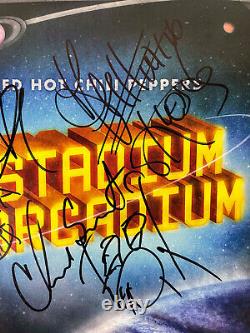 Red Hot Chili Peppers FULL BAND Signed STADIUM ARCADIUM Vinyl Album JSA LOA