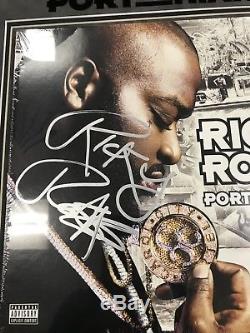 Rick Ross Port Of Miami Signed Auto Rare Lp Vinyl Record Album Framed Jsa Coa