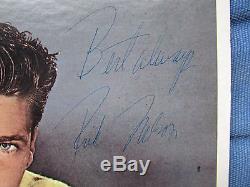 Ricky Nelson Signed Album JSA Authenticated Letter