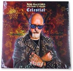 Rob Halford Signed Autographed Record Album Cover Celestial JSA UU45531