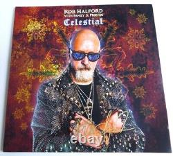 Rob Halford Signed Autographed Record Album Judas Priest Celestial JSA UU45532