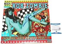 Rob Zombie Signed American Made Music. Vinyl Record Album Lp Beckett Coa Bas