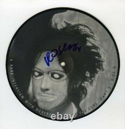 Robert Smith Cure Autographed Signed Album 45 Record Certified Authentic JSA COA