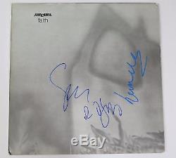 Robert Smith THE CURE Signed Autograph Faith Album Vinyl Record LP by All 3