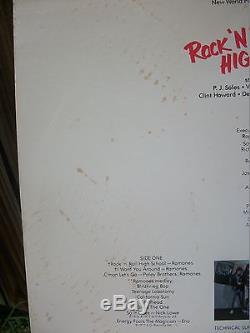 Rock'n' Roll High School Album Cover Autographed by the Ramones