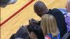 Rockets Fan Catches Hakeem Autographed Ball Gives To Kid