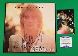 Rod Stewart Signed Foot Loose & Fancy Free Album With Photo Proof & Beckett Coa