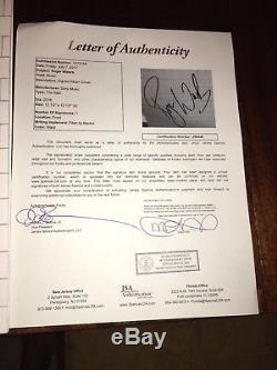 Roger Waters Guitarist Pink Floyd Signed The Wall Album Rare Jsa