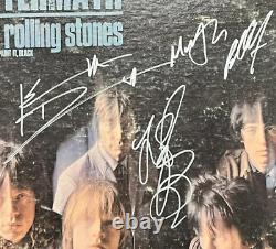Rolling Stones Signed Album Cover ICZ Dave Norman Autograph COA Mick Jagger
