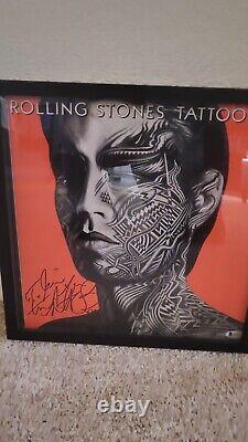 Rolling Stones Tattoo You Album Signed by Charlie Watts