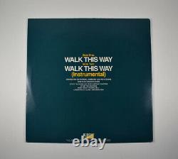 Run DMC Walk This Way Group Signed Autographed Record Album LP PSA/DNA COA