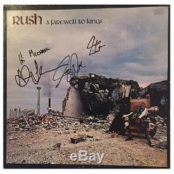 Rush Signed Vinyl Geddy Lee, Alex Lifeson & Neil Peart Autographed Album