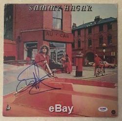 SAMMY HAGAR Autographed Signed RED Record Vinyl Album PSA DNA Certified