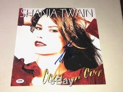 SHANIA TWAIN Signed Autographed COME ON OVER Album LP Flat PSA/DNA