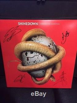 SHINEDOWN hand autographed VINYL Album Full Band Signed