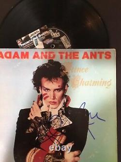 SIGNED ADAM ANT ALBUM COVER With RECORD 2 COA'S LIFETIME COA