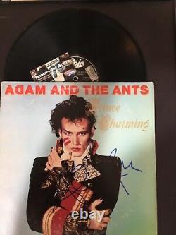 SIGNED ADAM ANT ALBUM COVER With RECORD 2 COA'S LIFETIME COA