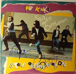SIGNED THE KINKS RAY & DAVE DAVIES AUTOGRAPHED LP RECORD ALBUM WithPICS