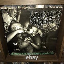 SIGNED Uniform Choice Screaming for Change Vinyl Private Punk Metal Insted