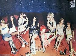 SNSD Autographed 2015 RETURN 5th album YOU THINK poster B version 092015