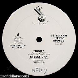 STEELY DAN-Autographed JOSIE Promo Maxi Single Album-Walter Becker-Donald Fagen