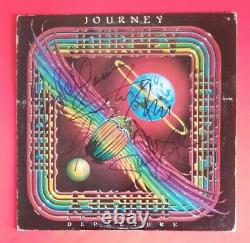 STEVE PERRY AND JOURNEY X5 COMPLETE SIGNED DEPARTURE LP ALBUM BAS LOA psa jsa