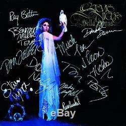 STEVIE NICKS SIGNED ALBUM SIGNED BY 10 FAMOUS MUSICANS GUARANTEED AUTHENTIC COA