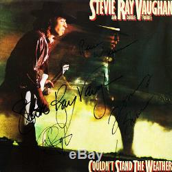 STEVIE RAY VAUGHAN SIGNED ALBUM FULL BAND SIGNED RARE TO GET COA INCLUDED
