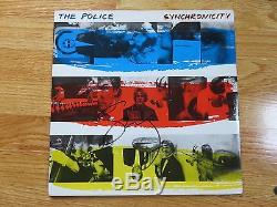 STING of THE POLICE signed SYNCHRNICITY 1983 Record / Album Set COA