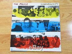 STING of THE POLICE signed SYNCHRNICITY 1983 Record / Album Set COA