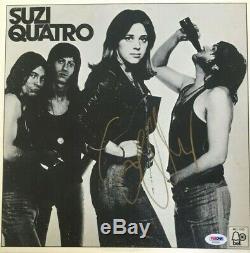 SUZI QUATRO Signed Autographed 48 CRASH Vinyl ALBUM Record LP PSA DNA PIC PROOF