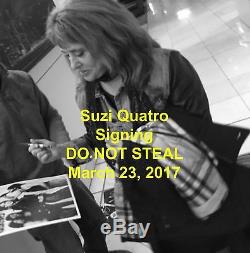 SUZI QUATRO Signed Autographed 48 CRASH Vinyl ALBUM Record LP PSA DNA PIC PROOF