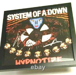 SYSTEM OF A DOWN SIGNED + FRAMED Hypnotize Vinyl Record Album JSA COA