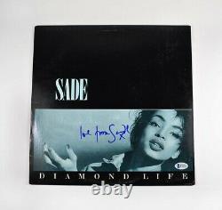 Sade Diamond Life Autographed Signed Album LP Record Beckett Authentic BAS COA