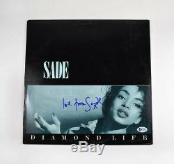 Sade Diamond Life Autographed Signed Album LP Record Certified Authentic BAS COA