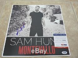 Sam Hunt Montevallo Autographed Signed LP Album Record PSA Certified