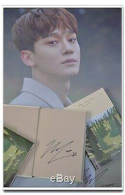 Signed Album April and a flower EXO Chen Kim Jong Dae Hand Autograph in ink