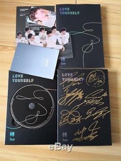 Signed Album BTS Bangtan Boys Love Yourself Tear ver. Y JungKook ALL7 Autograph