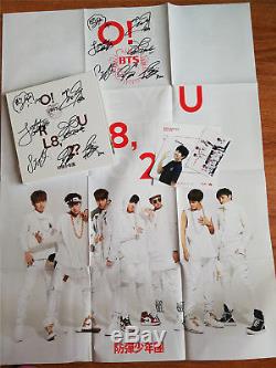 Signed Album BTS Bangtan Boys Mini1 O! RUL8.2 all7members Hand Autograph Official