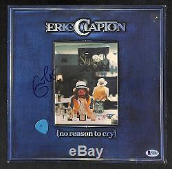 Signed Autographed Auto Eric Clapton No Reason To Cry Lp Album Beckett Bas Rare