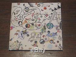 Signed Autographed LP Album Cover Only Robert Plant Led Zeppelin III