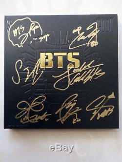 Signed BTS Bangtan Boys 2Cool4Skool CD Album all7members Hand Autograph official