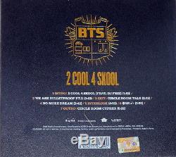 Signed BTS Bangtan Boys Autographed album 2 Cool 4 Skool CD k-pop