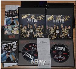 Signed BTS Bangtan Boys DARK&WILD Album Jung Kook Jimin ALL7 Autograph official